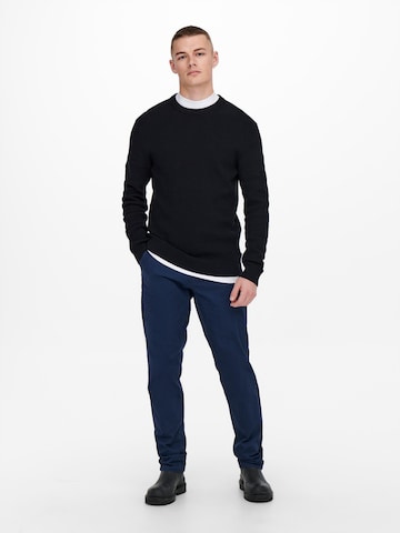 Only & Sons Pullover 'Phill' in Blau