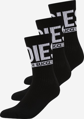 Calzino 'SKM-RAY' di DIESEL in nero: frontale