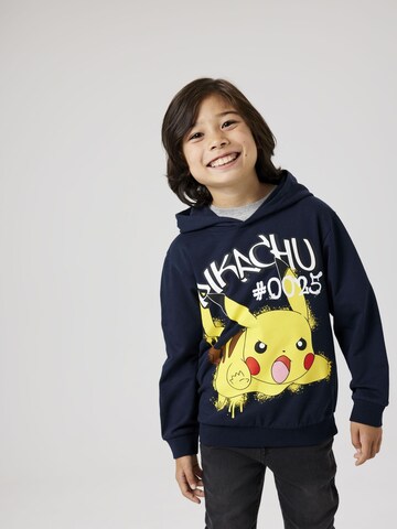 NAME IT - Sudadera 'Pokémon' en azul: frente