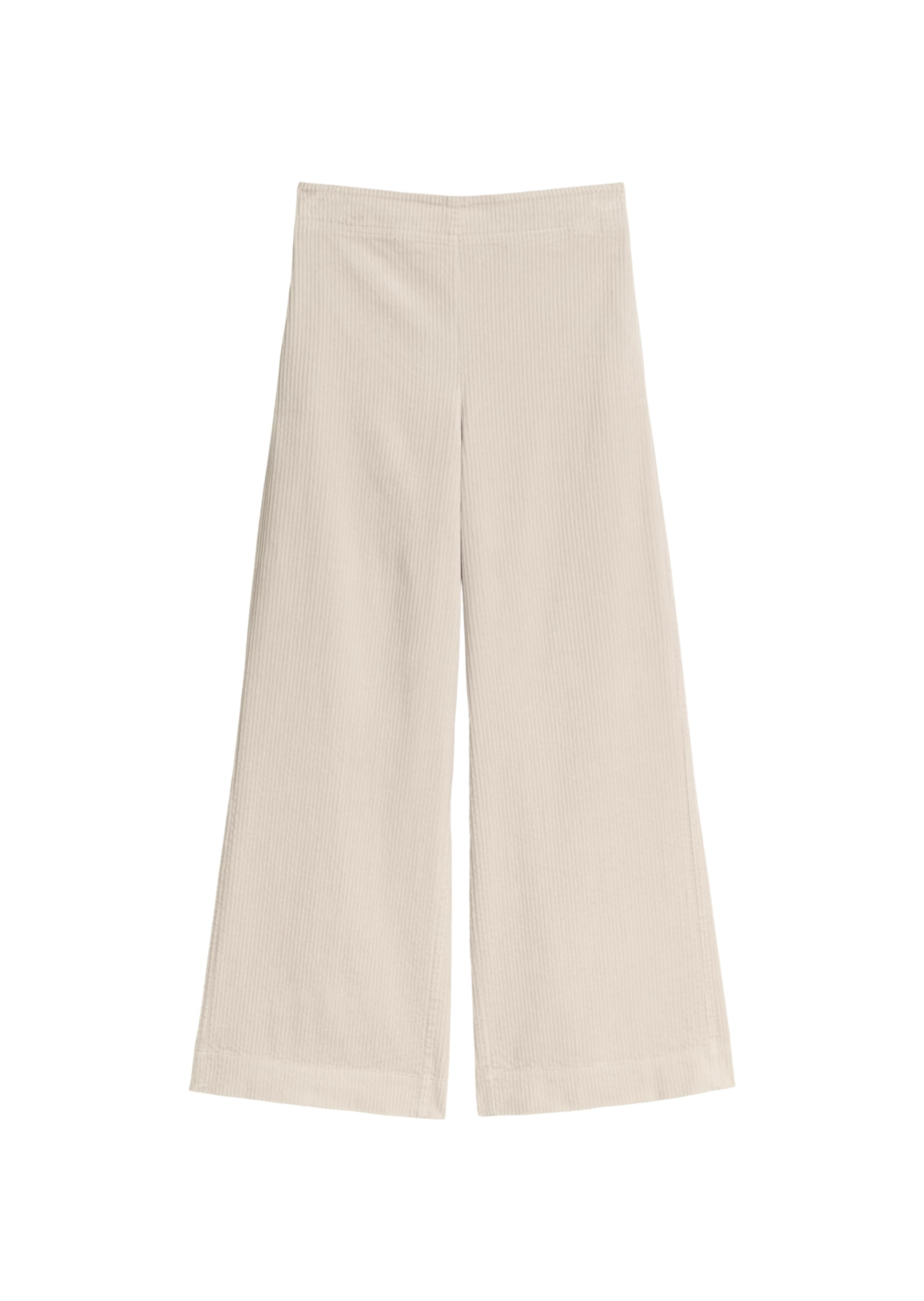 Wide Leg Pantalon Marc O'Polo en beige : devant