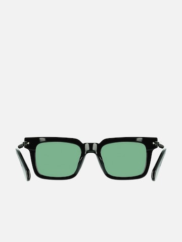 FERRAGAMO Zonnebril 'Ferragamo SF2103S Khaki horn 53/21/145 MAN Sunglasses' in Zwart