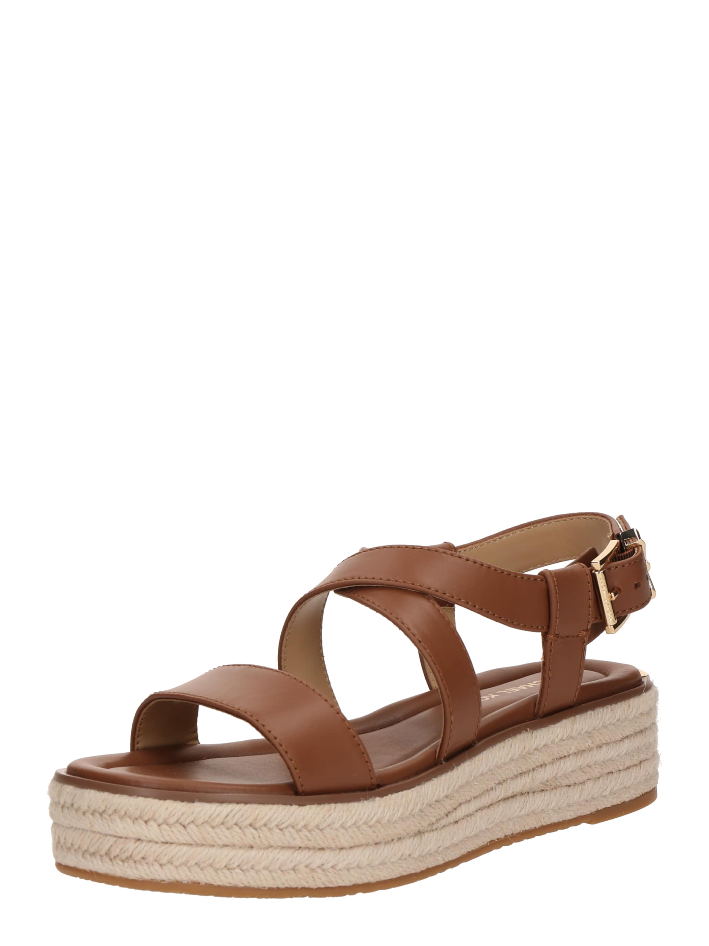 MICHAEL Michael Kors Strap sandal in Brown: front
