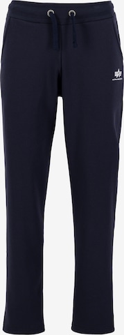 ALPHA INDUSTRIES Broek in Blauw: voorkant