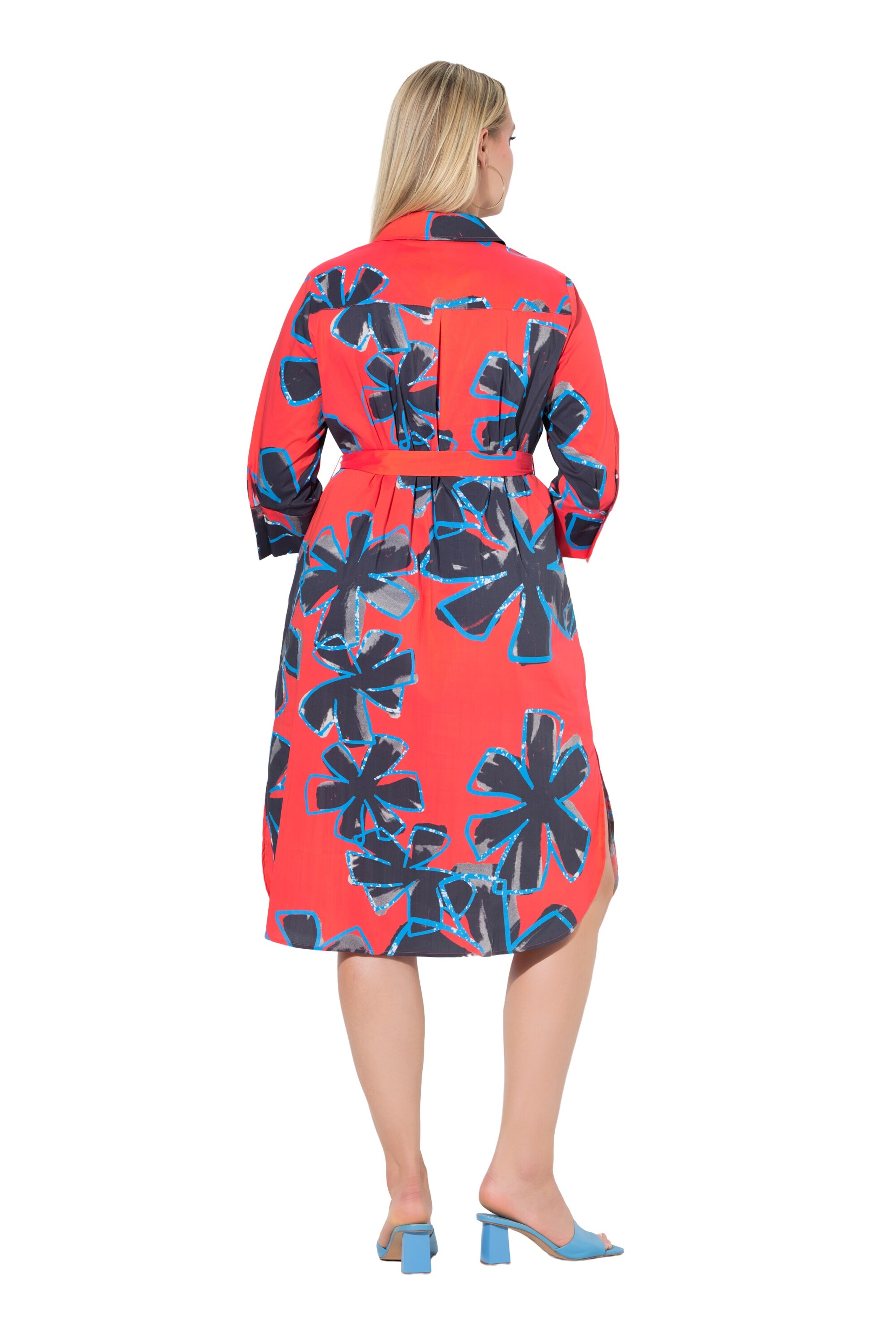 Ulla Popken Shirt dress in Red