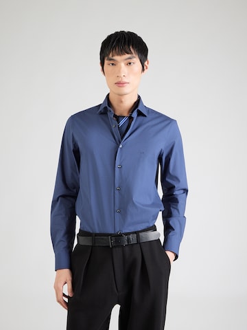 Michael KorsSlim Fit Poslovna košulja - plava boja: prednji dio