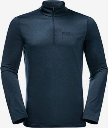 JACK WOLFSKIN Performance Shirt in Blue: front