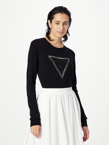 Pull-over 'Diane' GUESS en noir : devant