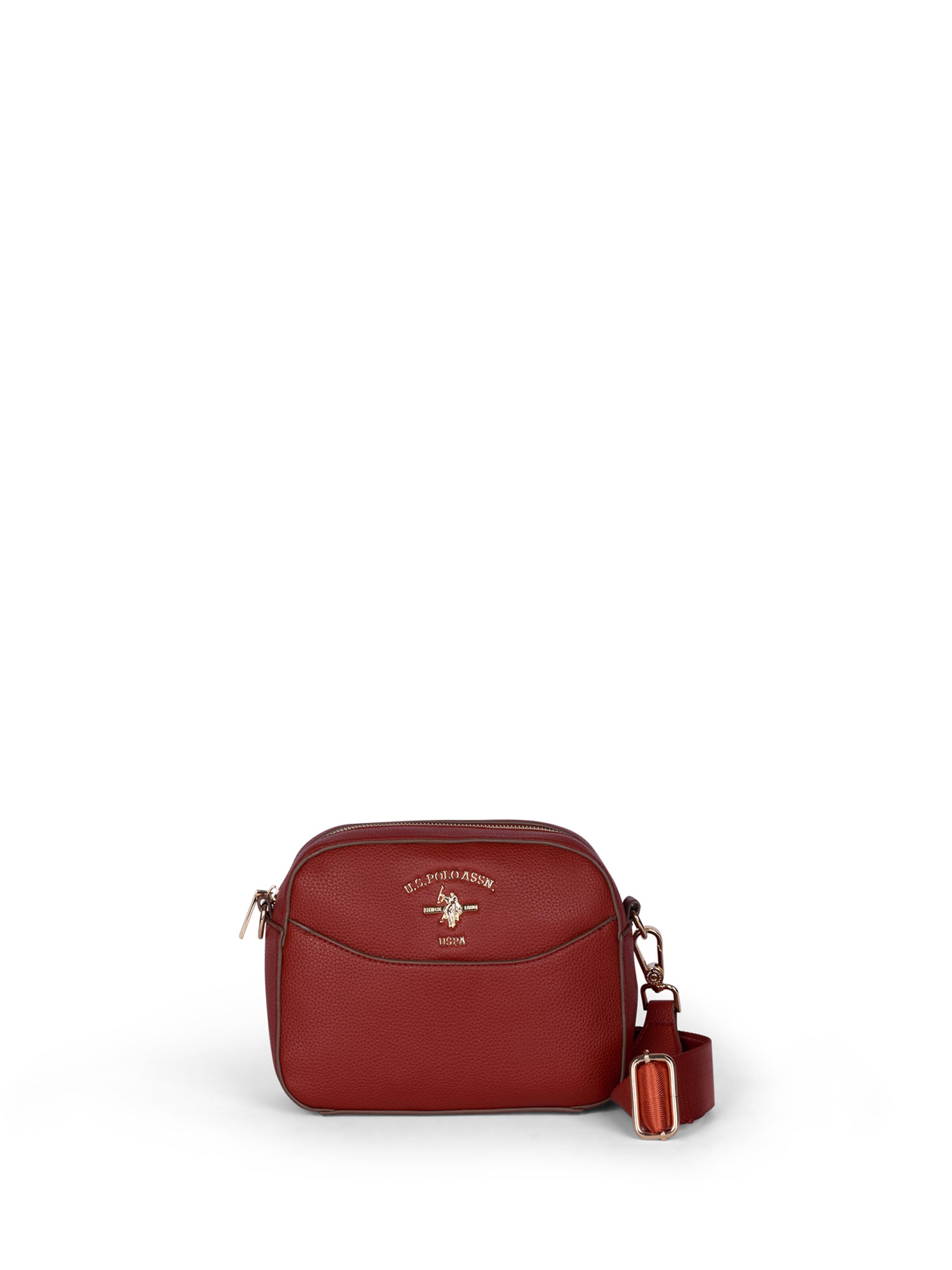 U.S. POLO ASSN. Schoudertas in Bruin: voorkant