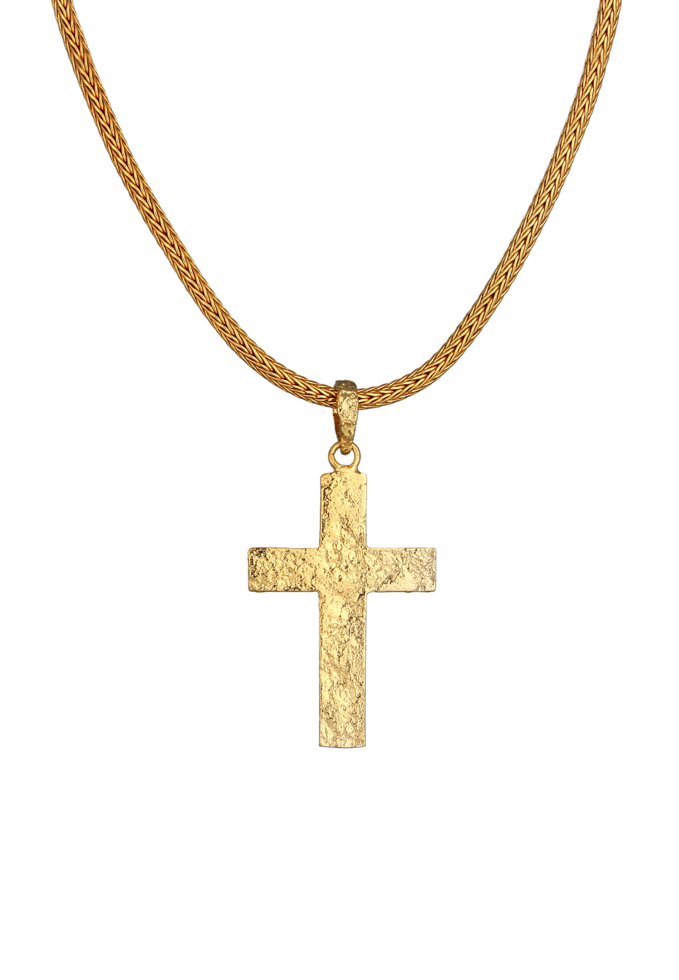 KUZZOI Ketting 'Kreuz' in Goud
