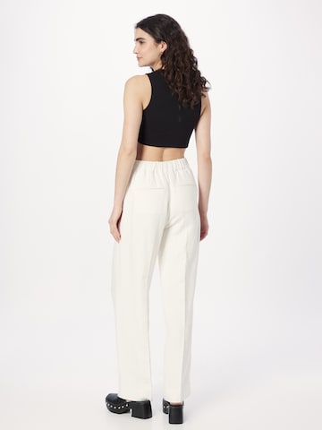 SECOND FEMALE Loose fit Trousers 'Lino' in White