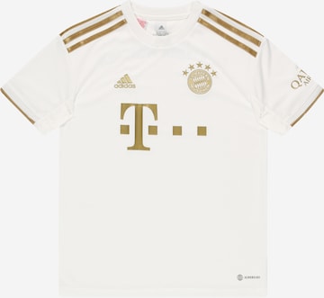 ADIDAS PERFORMANCE Toiminnallinen paita 'Fc Bayern 22/23' värissä valkoinen: edessä