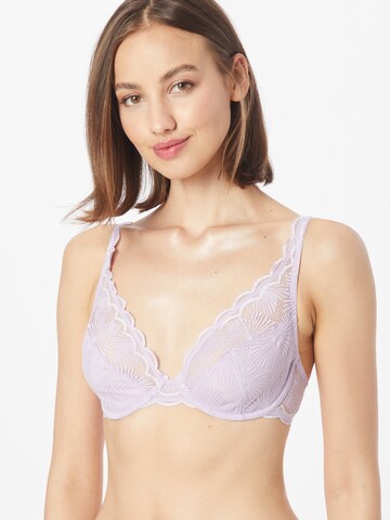 ESPRIT Triangel BH in Lila: voorkant