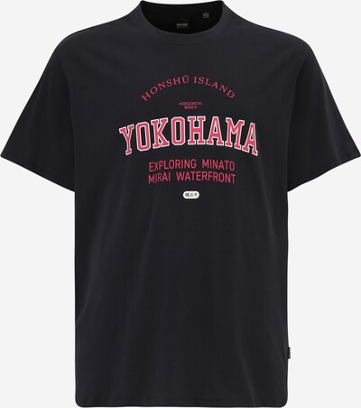 Only & Sons Big & Tall T-Shirt 'GLEN' in nachtblau / rot / weiß, Produktansicht
