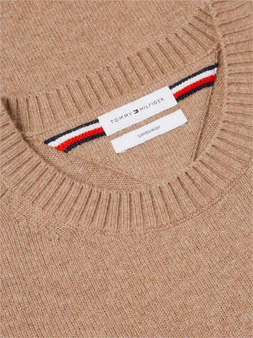 TOMMY HILFIGER Pullover in Braun