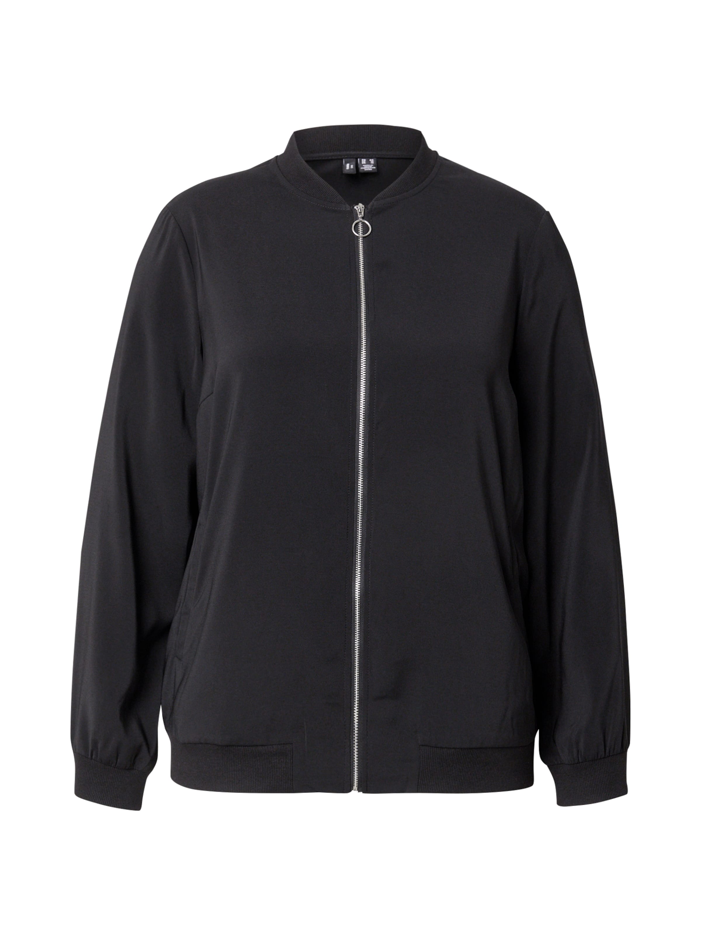 Vero Moda Curve Преходно яке в черно: отпред