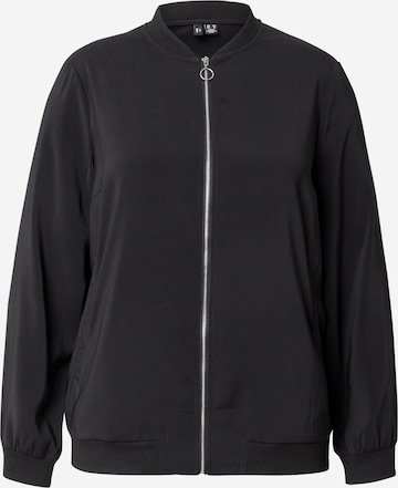 Vero Moda CurvePrijelazna jakna - crna boja: prednji dio