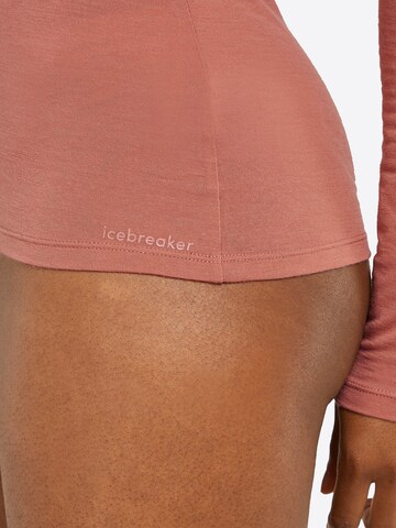 ICEBREAKER - Camiseta térmica 'Siren ' en rojo