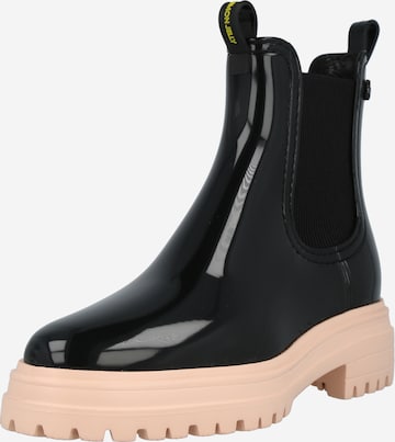 LEMON JELLY Rubber boot 'Walker' in Black: front