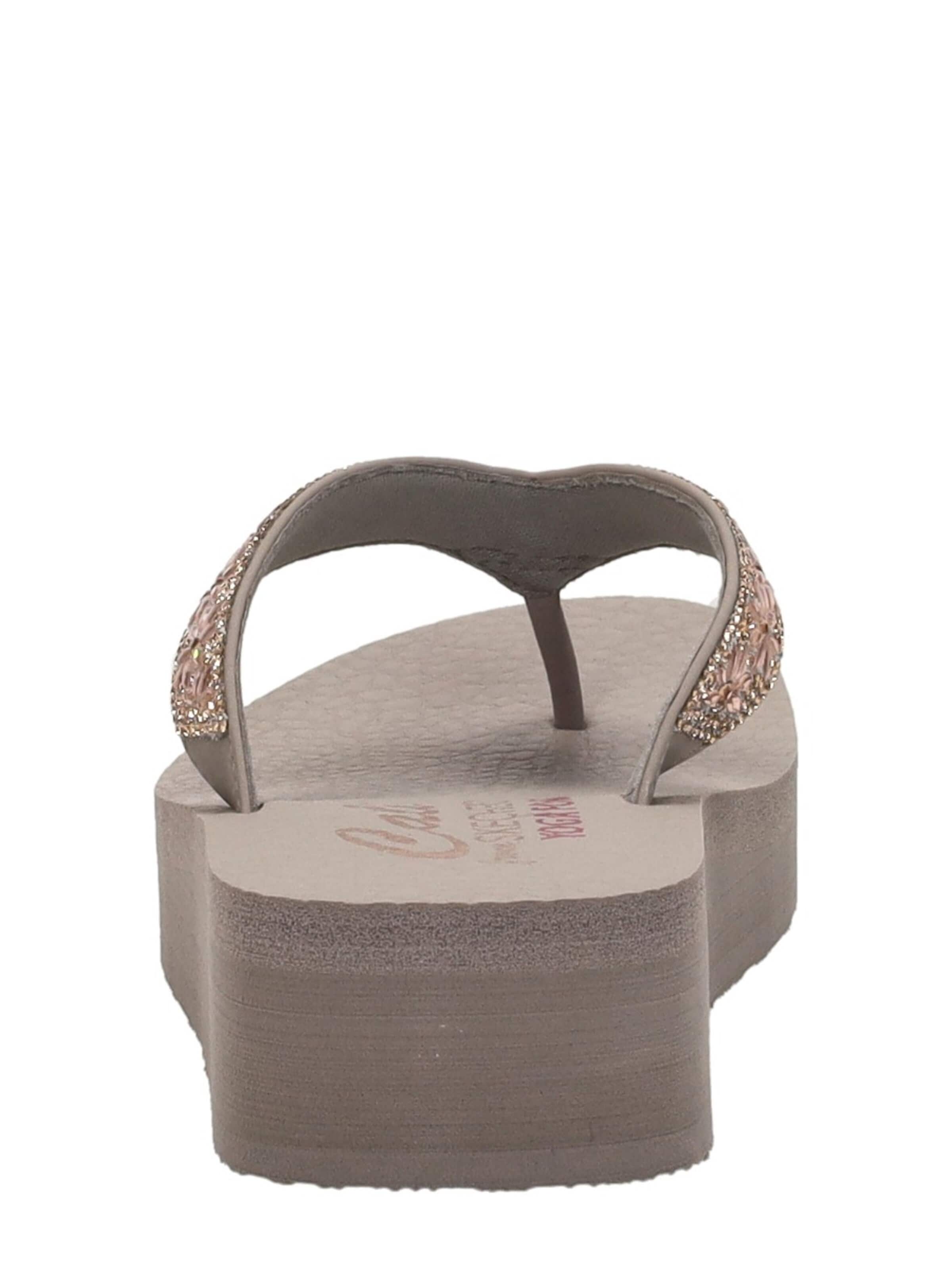 SKECHERS Huisschoenen 'Vinyasa - Wild Daisies' in Grijs