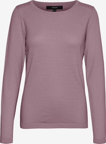 VERO MODA Sweater 'Care' in Purple: front