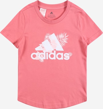 ADIDAS PERFORMANCE - Camiseta funcional en rosa: frente