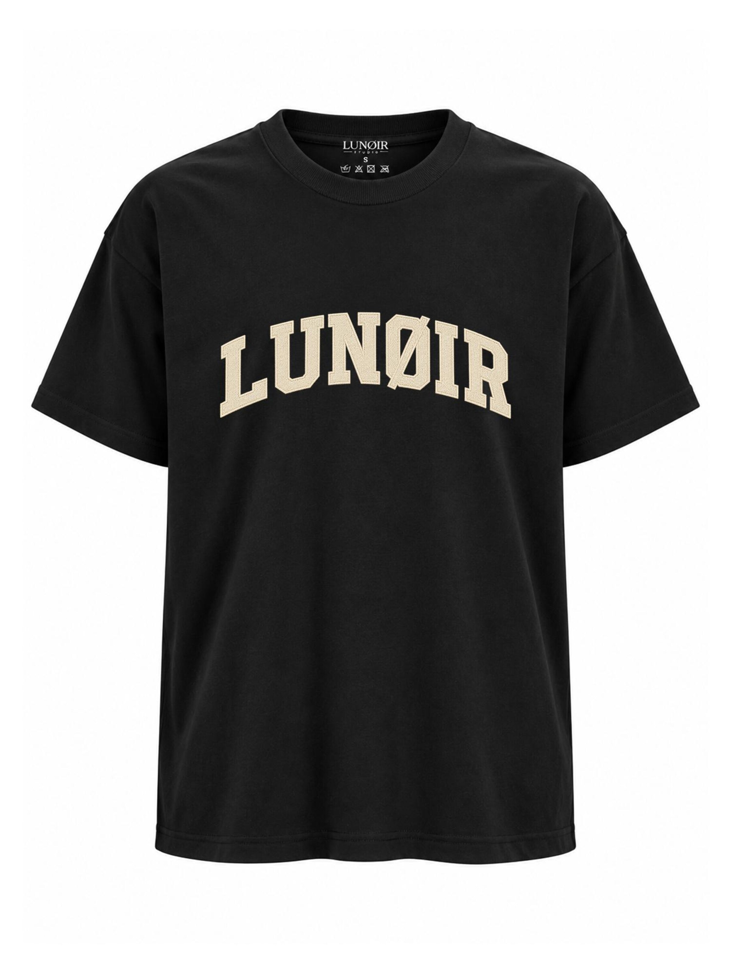 T-Shirt 'Only You Know the Fight' LUNØIR Studio en noir