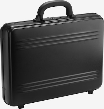 Zero Halliburton Briefcase in Black: front