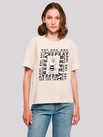 T-shirt F4NT4STIC en rose : devant