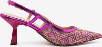 KAMMI Slingback Pumps in Purple