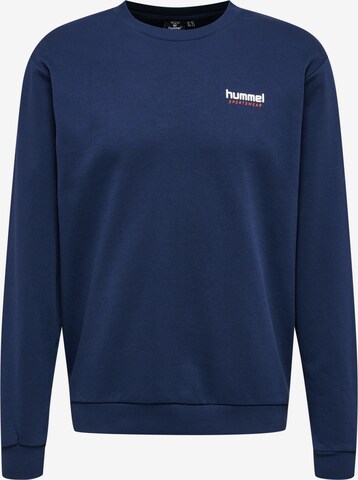 Hummel Sportsweatshirt 'Austin' in Blauw: voorkant