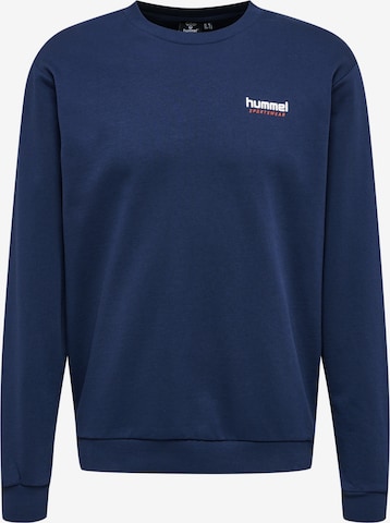Hummel Sportsweatshirt 'Austin' in Blauw: voorkant