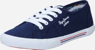 Pepe Jeans Baskets basses en bleu foncé / blanc, Vue avec produit