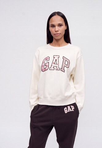 Gap Petite Sweatshirt 'Heritage' in Beige: voorkant