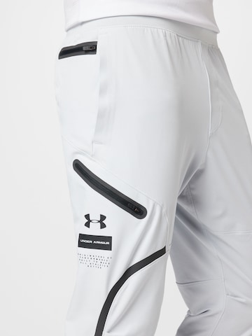 UNDER ARMOUR Regular Sporthose 'UNSTOPPABLE' in Grau