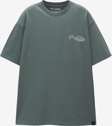 Pull&Bear Shirt in Groen: voorkant