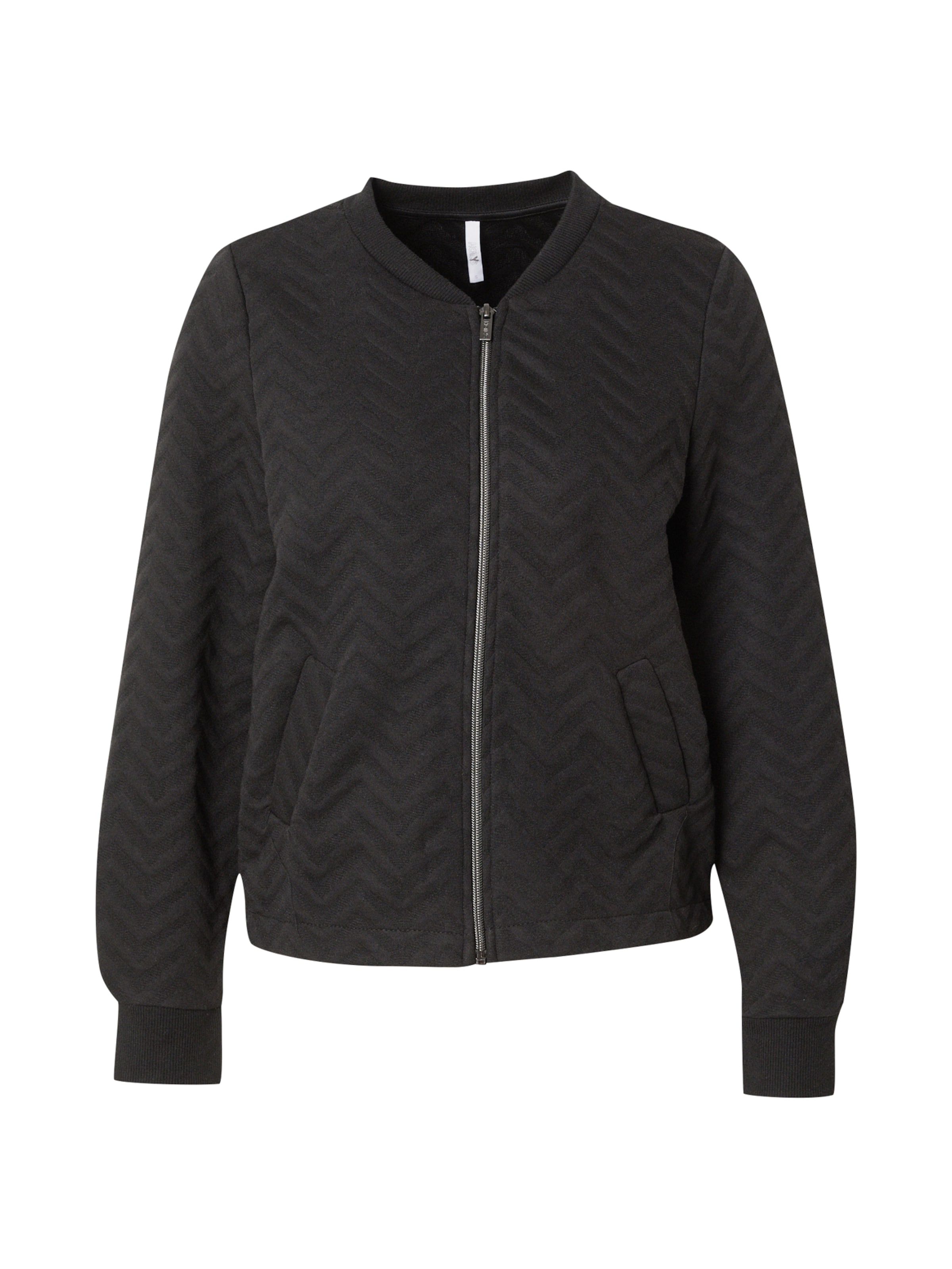 Giacca di felpa 'Ke44ndra' di Hailys in nero: frontale