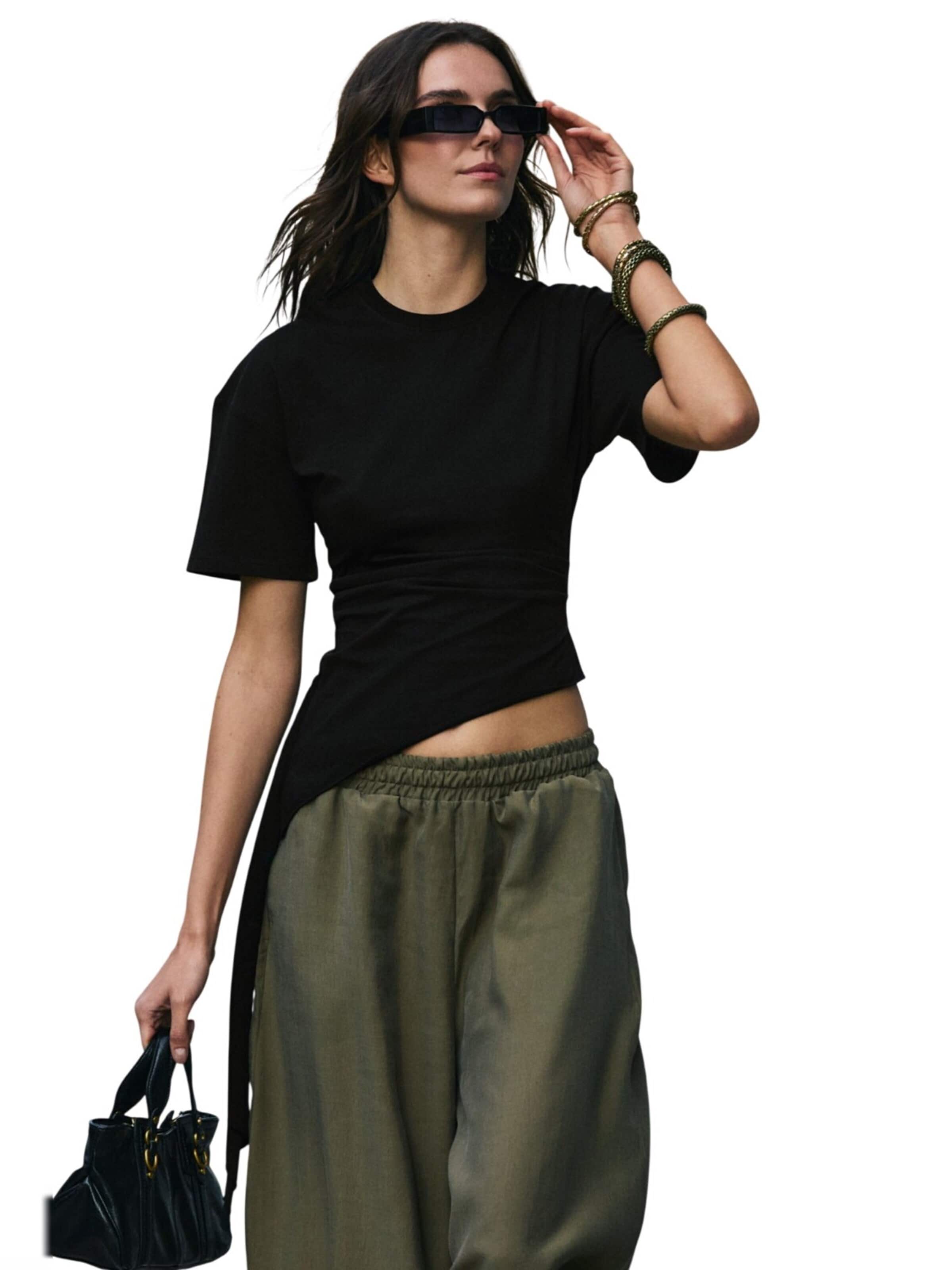 Grimelange Blouse in Black