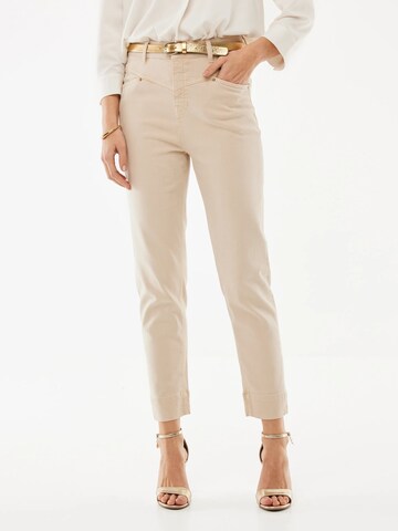MEXX Конический (Tapered) Штаны в Бежевый: спереди