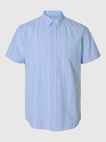 Coupe regular Chemise SELECTED HOMME en bleu : devant