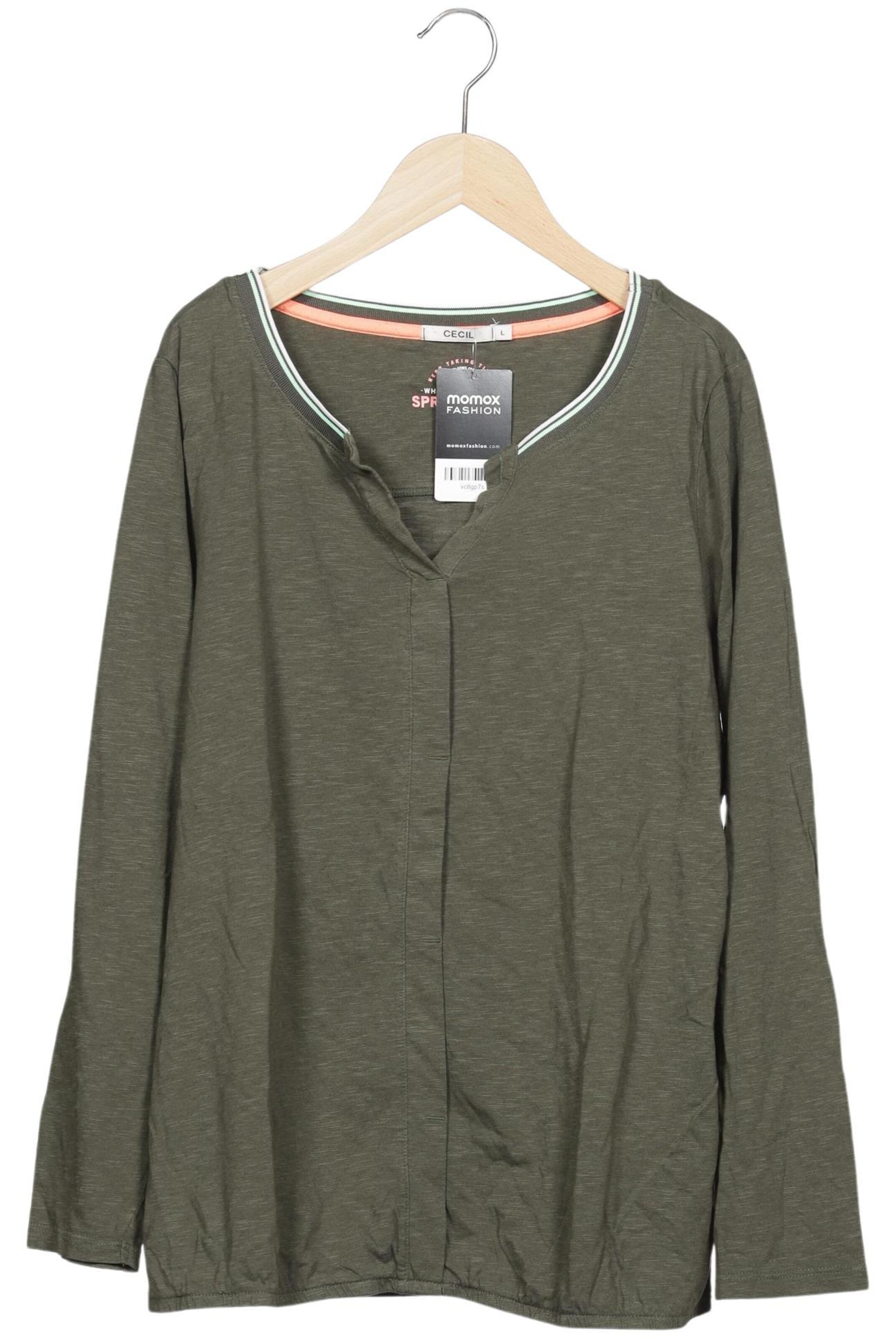 CECIL Top & Shirt in L in Green: front