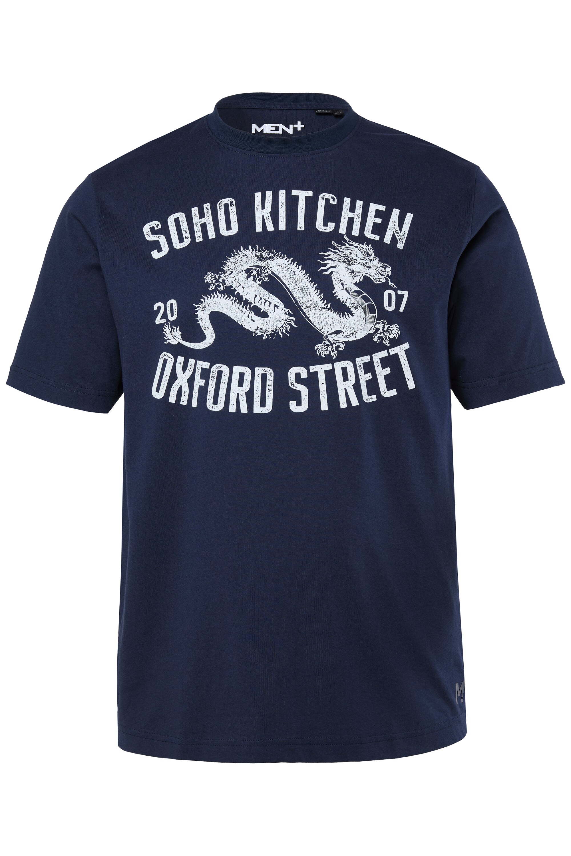 Men Plus Shirt in Blue: front