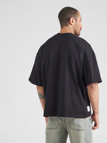 ALPHA INDUSTRIES Tričko 'Japan Warrior' – černá: zadní strana