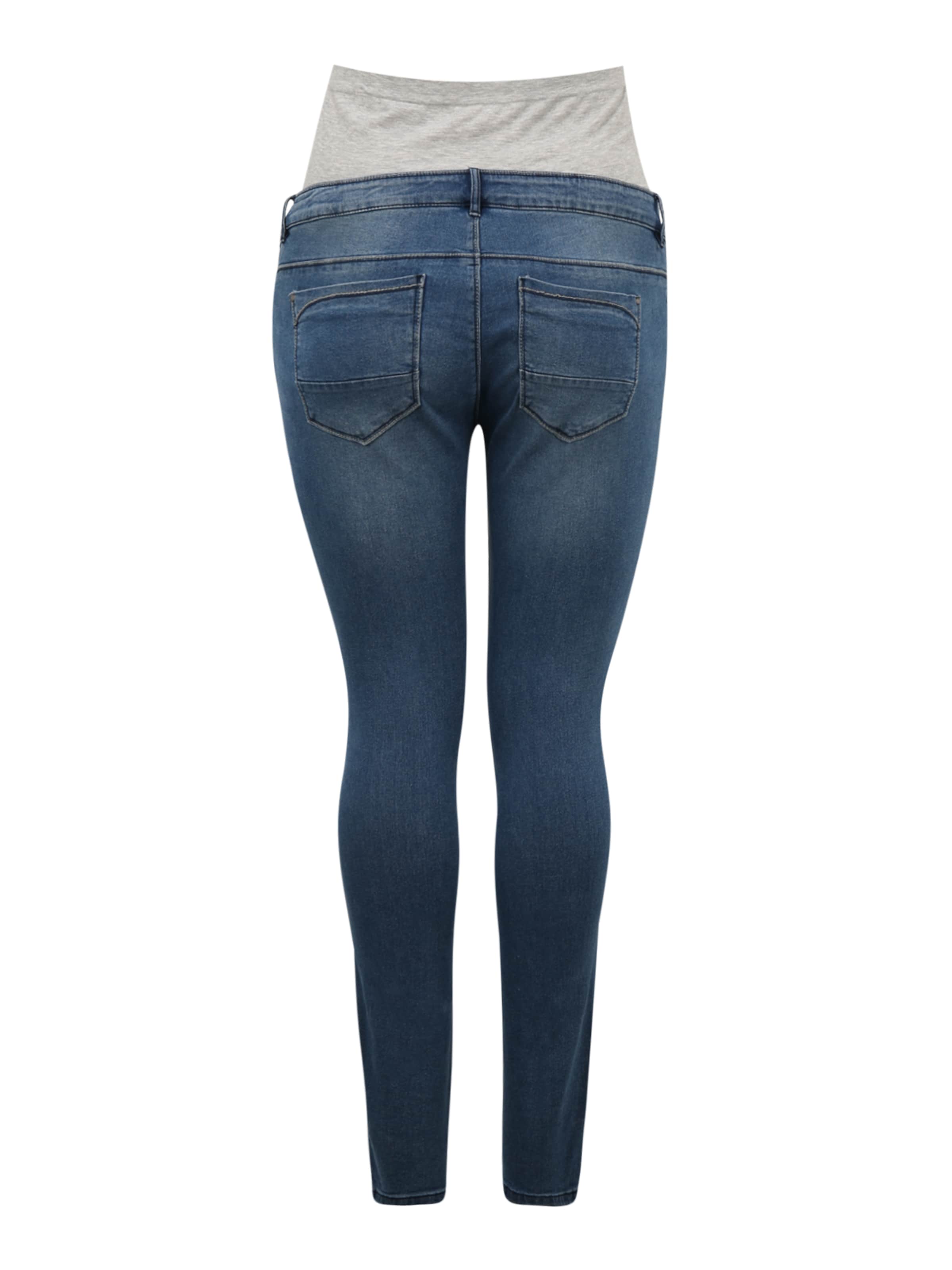 Donna Taglie comode Mamalicious Curve Jeans MLSARNIA in Blu 