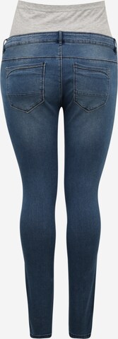 Mamalicious Curve Skinny Jeans 'SARNIA' in Blauw