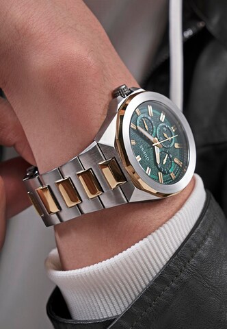 GUESS Analoog horloge 'DASHBOARD' in Gemengde kleuren