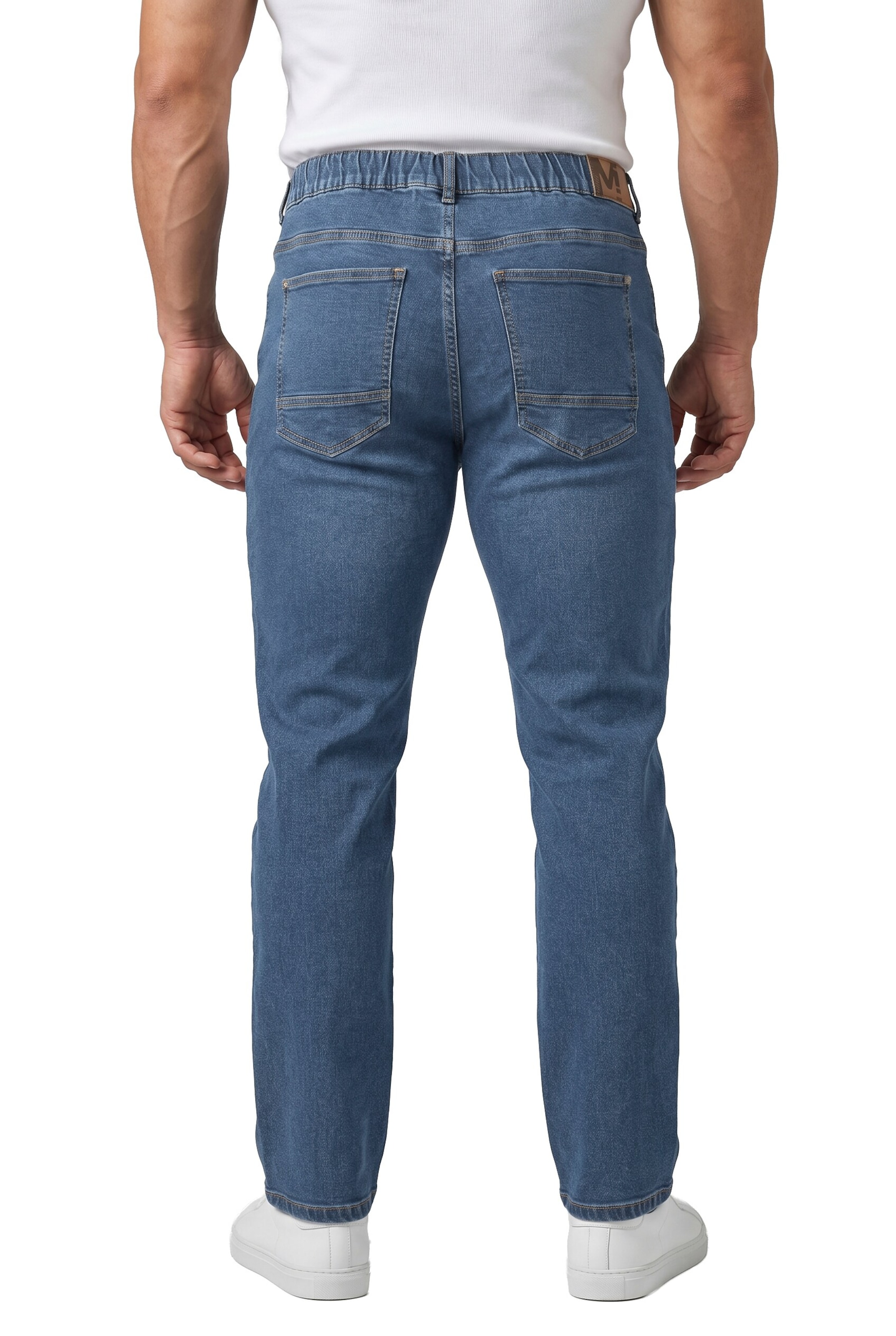 Men Plus Regular Jeans in Blue