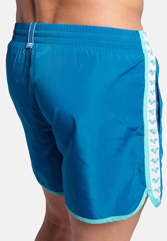 ARENA Kratke kopalne hlače 'TEAM STRIPE' | modra barva