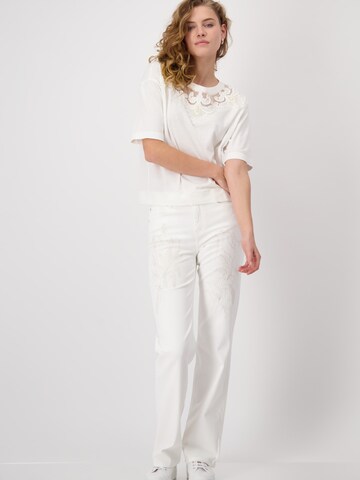 T-shirt monari en blanc