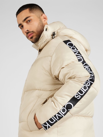 Calvin Klein Jeans Winter jacket in Beige