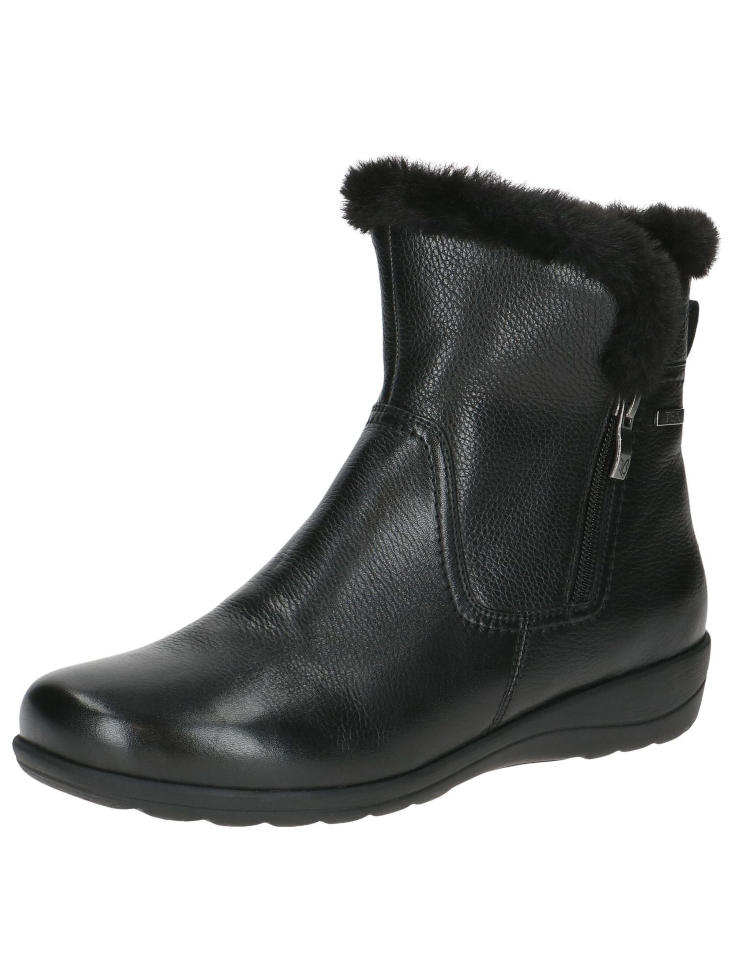 CAPRICE Ankle Boots in Black: front